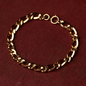 Pre-Owned Vintage 1972 9ct Gold 1:1 Long & Short Link Bracelet