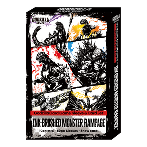 Godzilla Card Game - Sleeve & Card Set - Ink Brushed Monster Rampage