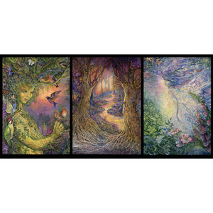 Dryad's Joy Triptych Greeting Card (Self-Sealing)