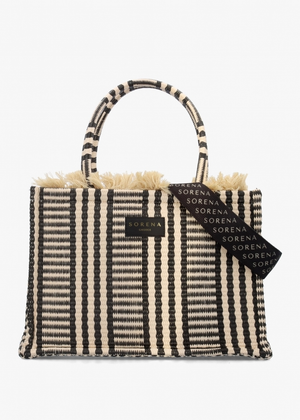 One-Of-A-Kind Ammos Multicoloured Straw Tote Bag
