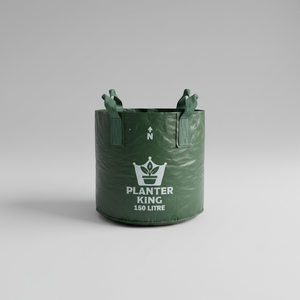 Planter King® 150L Planter Bag with Handles, Green HDPE Plant Bag (60 x 54 cm)