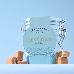 Cartwright and Butler Best Dad Sea Salted Fudge Tin