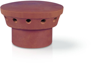 REDBANK 120 FLUE VENTILATOR 190mm SPIGOT RED STHVRED0190EA