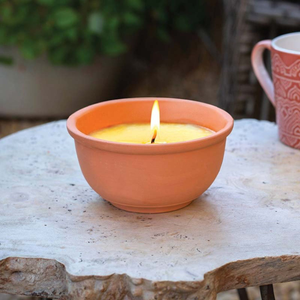 Citronella Terracotta Outdoor Candle I 15 Hour Burn