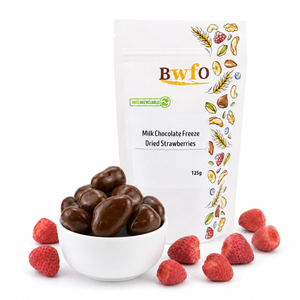 Milk Chocolate Freeze Dried Strawberries 125g