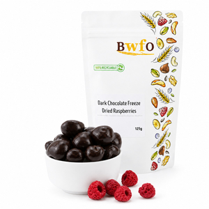 Dark Chocolate Freeze Dried Raspberries 125g