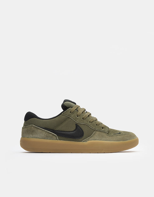 Nike SB Force 58 Skate Shoes - Medium Olive/Black-Medium Olive