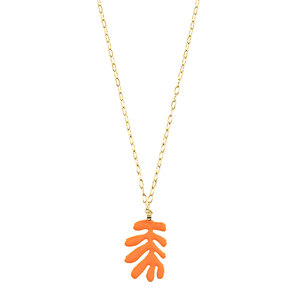 Collier Sautoir - Orange