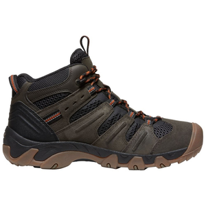 Mens Headout Mid WP Hiking Boots (Black Olive/Fossil Orange)