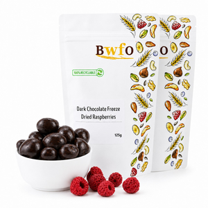 Dark Chocolate Freeze Dried Raspberries 250g