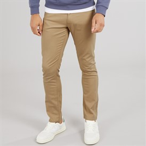 JJ REBEL Mens George Sharp Fivers Chinos Crockery