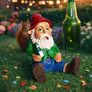 Drunken Gnome Wasted Ornament