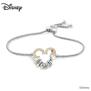 Disney The Magic Of Family Personalized Birthstone Bracelet