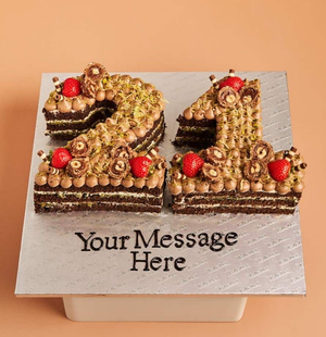 Dubai Chocolate Double Number Cake