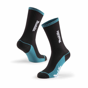 Makita MK503M Origin Work Socks Black, Size 12 (3 Pack)