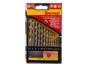 Starrett HSS Split Point Drill Bit Set, 13 Piece | KBK13