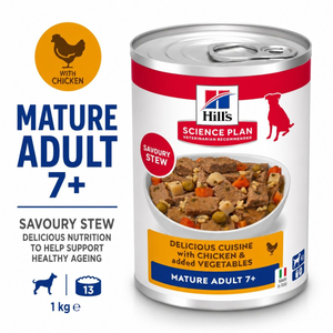 Hills Science Plan Mature Adult Dog Stew with Chicken & Vegetables