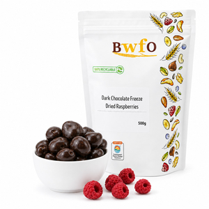 Dark Chocolate Freeze Dried Raspberries 500g