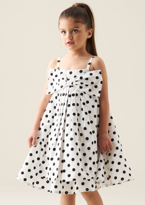 Libby Polka Dot Bow Dress