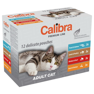 Calibra Premium Line Complete Wet Cat Food in Gravy (Multipack)