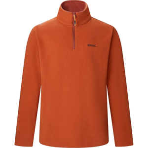 Regatta Mens Thompson Lightweight Half Zip Fleece - L / Rooibos Tea