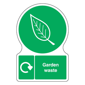Shaped WRAP - Garden Waste 150 x 200 mm - Self Adhesive Vinyl
