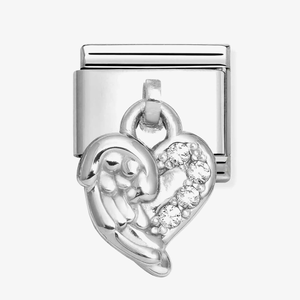 Nomination CLASSIC Composable Heart Angel Wings Charm 331800/35
