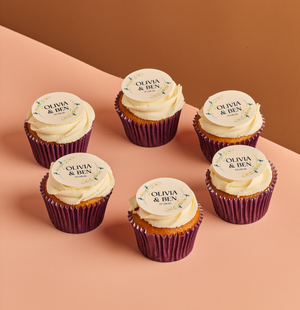 Floral Wedding Cupcakes
