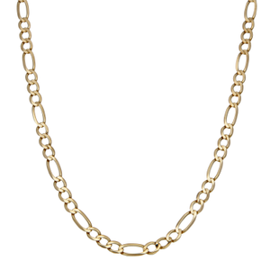 Pre-Owned 9ct Yellow Gold 34" Figaro Chain Necklace