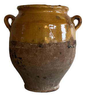 Antique Confit Pot inn Ceramic, 1890s