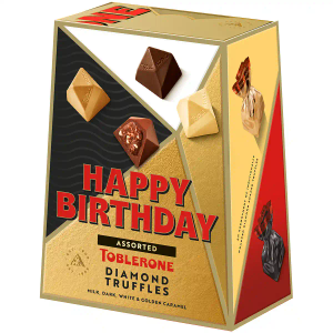 "Happy Birthday" Toblerone Truffles Chocolate Box 180g