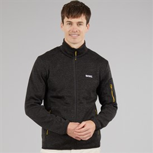 Regatta Mens Newhill Full Zip Fleece Jacket Black