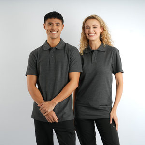 Unisex Poloshirt, Charcoal Grey