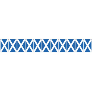 Scotland Flag Plastic Pennant Bunting 5m