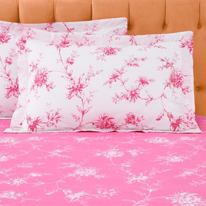 Rosa Oxford Pillowcase Pair - Pink