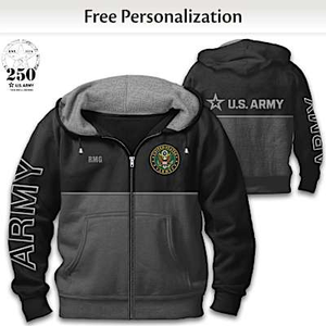 U.S. Army Personalized Men's Hoodie Size Medium