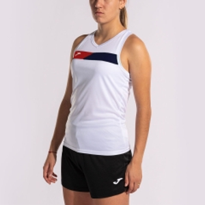 Joma Court Top - White/Red/Dark Navy