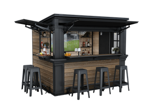 Signature Outdoor Garden Bar - Walnut Brown