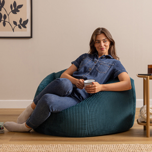 Kingston Cord Classic Bean Bag - Teal