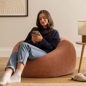 Kingston Cord Classic Bean Bag - Pink