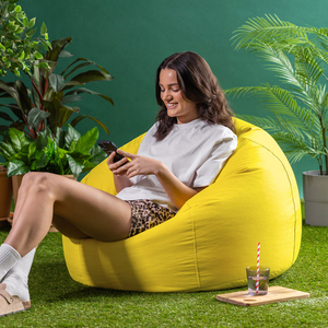 Kingston Water-Resistant Classic Bean Bag - Yellow