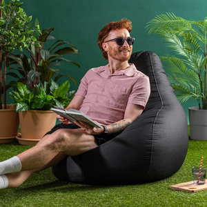 Dalton Recliner Indoor-Outdoor Gaming Bean Bag - Black