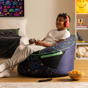 Alpha Kids Gaming Chair - Navy Blue