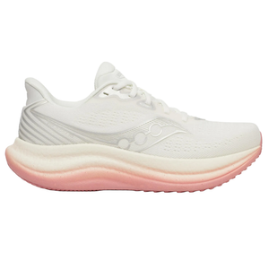 Saucony Womens Triumph 23 - Ivory/Mauve - Neutral - SS26