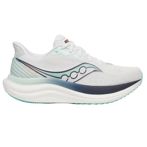 Saucony Womens Triumph 23 - White/Navy - Neutral - SS26