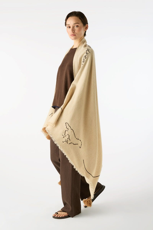 Horse Cashmere Wrap