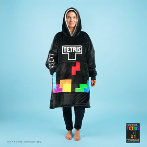 Tetris Oversized Blanket Hoodie - Universal Fit