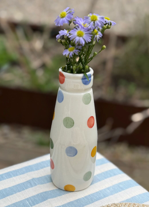 Summer Polka Dot Small Milk Bottle