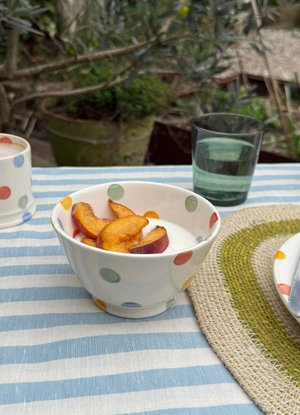 Summer Polka Dot Small Old Bowl