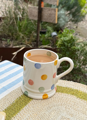 Summer Polka Dot 1/2 Pint Mug
